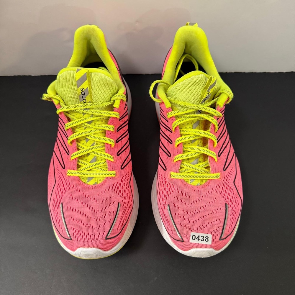 Saucony Endorphin Shift Womens Running Shoes Pink Citron Size 10 - Picture 15 of 15